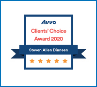 Avvo Clients’ Choice Award 2020 Steven Allen Dinneen