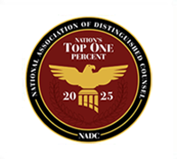 National Association Of Distinguished Counsel | NADC | America's Top One Percent 2025